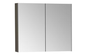 VitrA 820x695mm Mirrored Cabinet - Brushed Chrome